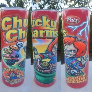 Chucky Charms Stainless Steel Tumbler Sublimation 20oz Cup New